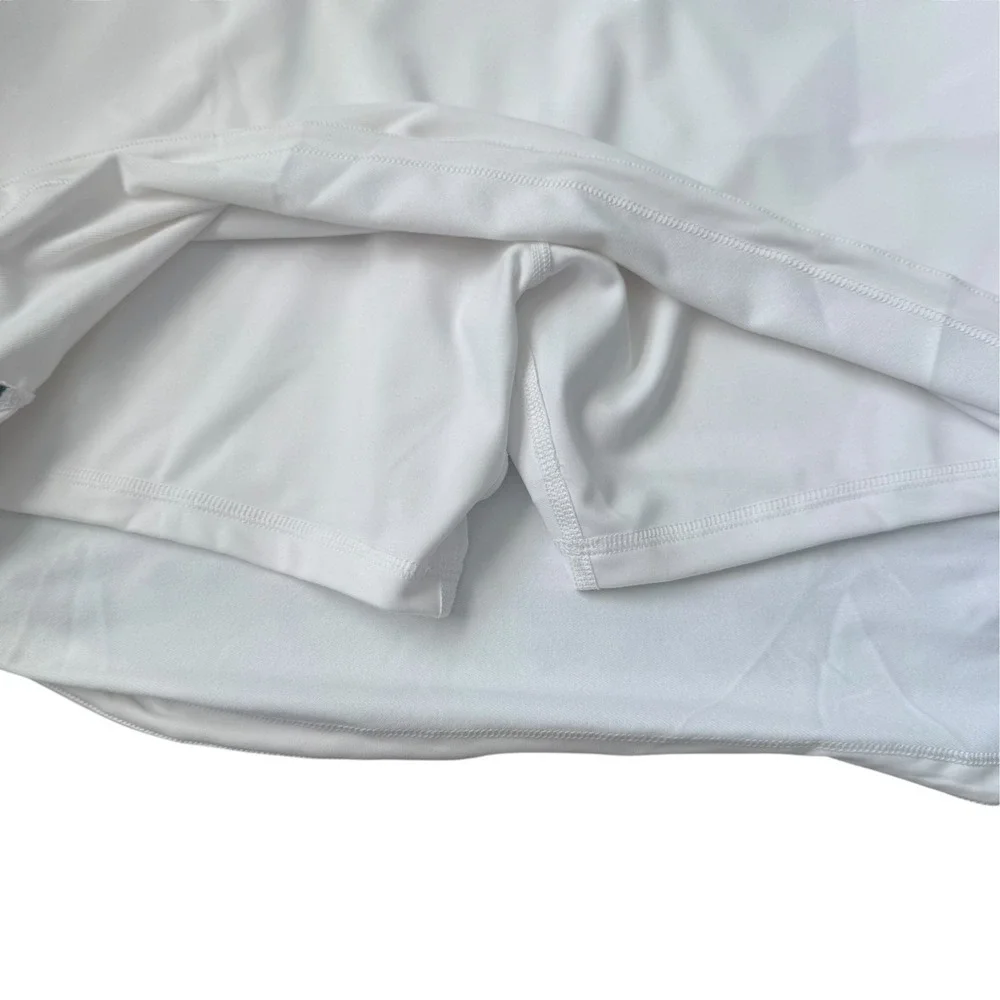 PETER MILLAR Women's Performance Alice Petal Hem White Golf Skort M NEW